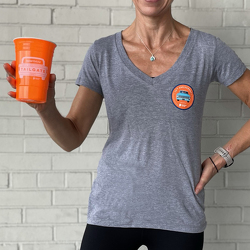 Women's V-Neck 10th Anniversary Sportable Tailgate T-Shirt